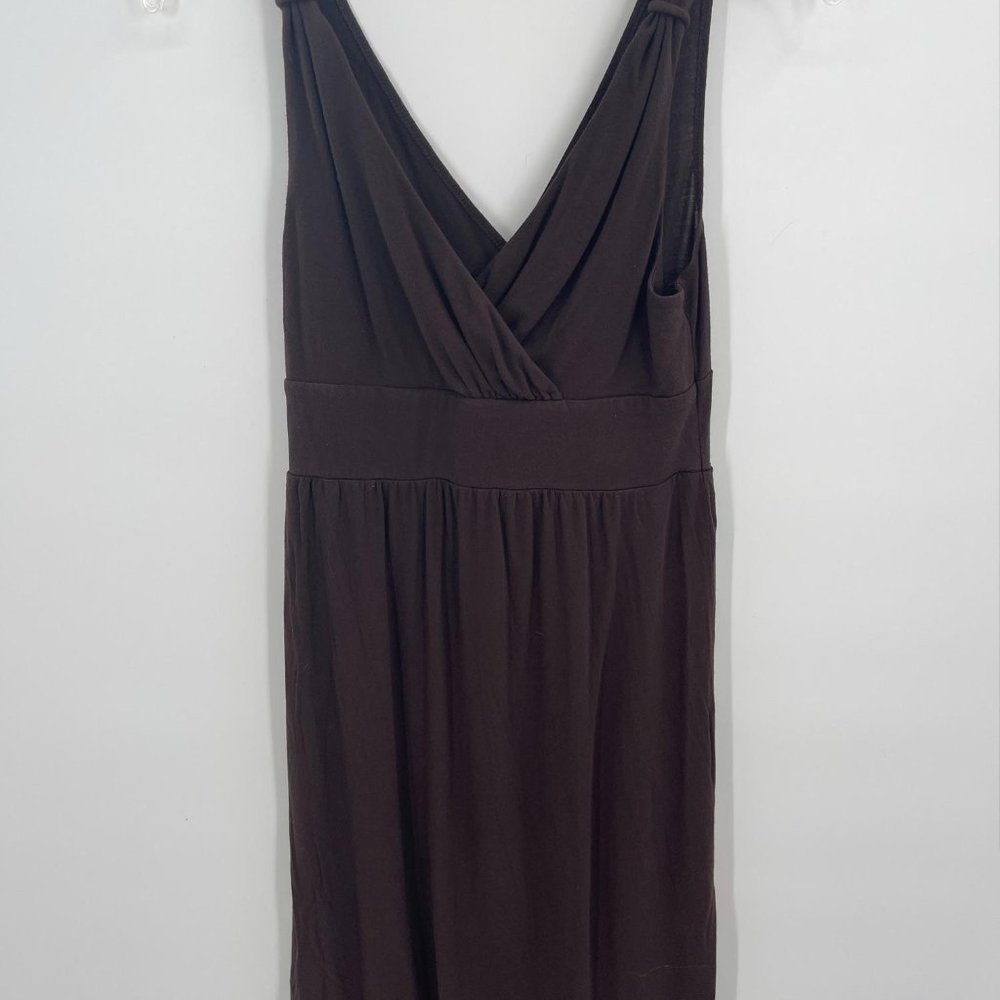 MERONA SLEEVELESS DARK BROWN DRESS - Picture 1 of 3